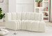 Arc - Velvet 3 Piece Modular L-Shaped Sofa