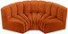 Arc - Velvet 3 Piece Modular U-Shaped Sofa