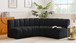Arc - Velvet 4 Piece Corner Modular Sofa