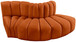 Arc - Velvet 3 Piece Modular Sofa