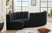 Arc - Velvet 4 Piece Curved Modular Sofa