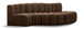 Arc - Velvet 4 Piece L-Shaped Modular Sofa