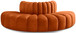 Arc - Velvet 4 Piece Modular Sofa