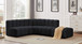 Arc - Velvet 5 Piece Corner Modular Sofa