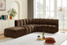 Arc - Velvet 5 Piece Corner Modular Sofa