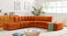 Arc - Velvet 6 Piece Corner Modular Sofa