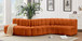Arc - Velvet 6 Piece Curved Modular Sofa