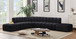 Arc - Velvet 7 Piece Corner Modular Sofa