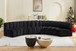 Arc - Velvet 6 Piece U-Shaped Modular Sofa