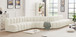 Arc - Velvet 8 Piece Curved Modular Sofa