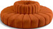 Arc - Velvet 8 Piece Round Modular Sofa