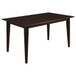Gabriel - 5 Piece Rectangular 59" Dining Set - Cappuccino