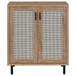 Teller - 2-Door Shoe Storage Cabinet - Natural Oak