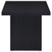 Max - Square Engineered Laminate End Side Table - Black
