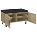 Brixton - 2-Door Padded Entryway Shoe Storage Bench