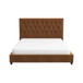 Donald - Mid-Century Modern Upholstered Platform Bed
