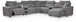 Modmax II - Reclining Sectional - Salt And Pepper