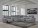 Modmax - Salt And Pepper - Reclining Sectional