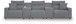 Modmax II - Reclining Sectional - Salt And Pepper