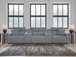 ModMax II - Salt And Pepper - Reclining Sectional