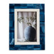 Resin 5X7 Navy & White Border Photo Frame