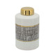 9" Jar With Lid - Gold