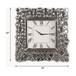 Kachina - 19" Wall Clock - Mirrored & Faux Gems