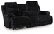 Rhine Falls - Reclining Power Sofa With Drop Down Table - Onyx
