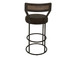 Xel-Ha - 30" Upholstered Barstool - Dark Chocolate