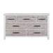 Backroads - 7 Drawer Dresser - White
