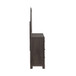 Modern Edge - Dresser & Mirror - Brown