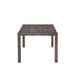 Modern Edge - Rectangular Leg Table - Caffe