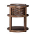 Warren Park - Round End Table - Brown