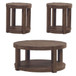 Broadmore - Optional 3 Piece Set - Cobblestone Brown
