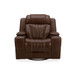 Caswell - Swivel Glider Recliner P2 - Brown
