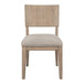 Proximity Place - Panel Back Side Chair - Barley Buff