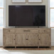 Proximity Place - 82" TV Console - Barley Buff