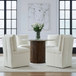 Accent Dining - Accent Dining Chair With Casters