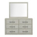 Modern Play - Dresser & Mirror - White