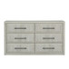 Modern Play - 6 Drawer Dresser - White