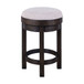 Weston - Upholstered Swivel Console Stool - Peppercorn