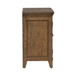 Carolina Park - 2 Door Bedside Chest With Charging Station - Brown