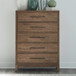 Shaker Lakes - 5 Drawer Chest - Harvest Brown