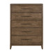 Shaker Lakes - 5 Drawer Chest - Harvest Brown