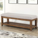 Shaker Lakes - Bed Bench - Brown