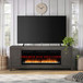 Fireplace TV Consoles - 78" Fireplace TV Console FTS - Dark Brown