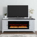 Fireplace TV Consoles - 80" Fireplace TV Console FTS - White
