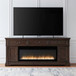 Fireplace TV Consoles - 512 84" Console With Fire FTS - Brown