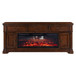 Fireplace TV Consoles - 512 84" Console With Fire FTS - Brown