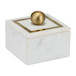 Marble Box - Knob 5x5 - White